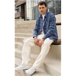 Рубашка F521-0460 grey