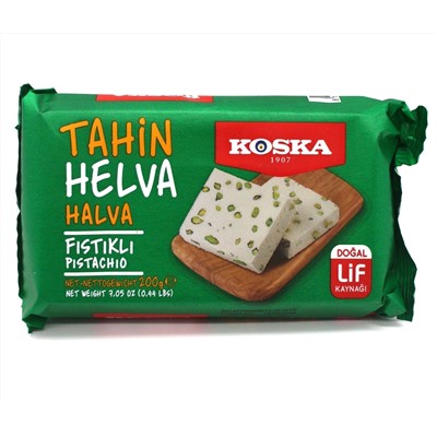 Кунжутная халва с фисташками, Koska, 200 г
