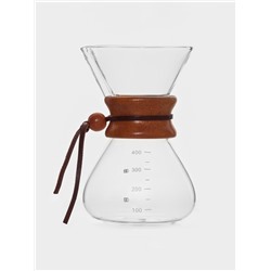 Кофеварка кемекс для кофе Magistro «Колумб», 400 мл, 13×11×17 см, стекло, прозрачная