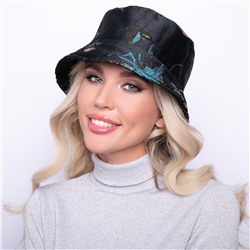 Панама Жюль Черная в Цветах