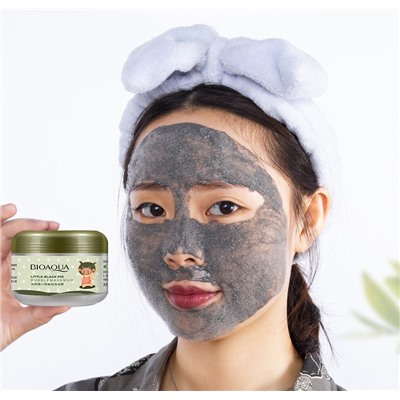 (ЗАМЯТА КОРОБКА) Кислородная пузырьковая маска для лица Bioaqua Carbonated Bubble Clay Mask, 100гр.