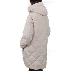 8503 BEIGE Пальто зимнее женское (холлофайбер 200 гр.)