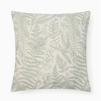 Наволочка декоративная «Этель. Листва», 43×43 см, зелёная