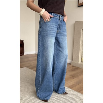 Джинсы жен. F612-0113 m.blue