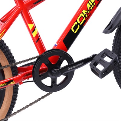Велосипед 20" рама 12" 7sp COMIRON REBEL красный