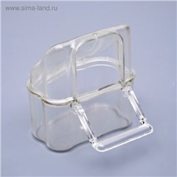 Кормушка для птиц внешняя, 6.7×6.2×8 см