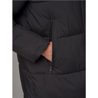 Пуховик женский черный