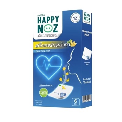 Пластырь от головной боли от Happy Noz Advanced Stickers (6 пластырей)