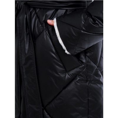 Пуховик женский черный