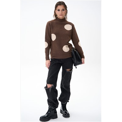 Свитер Зои (шоколадный)