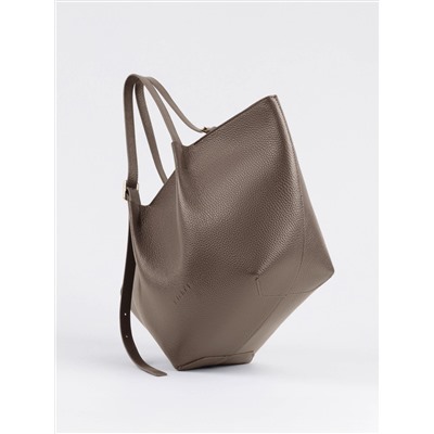 Женская кожаная сумка Richet 3287LG 862 Тауп