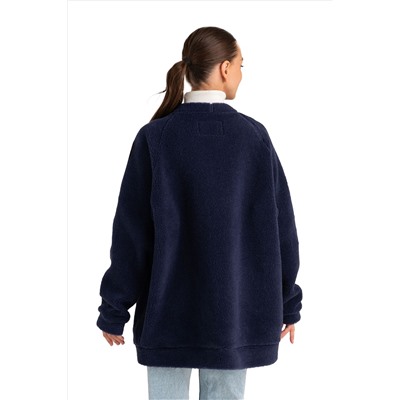 Кардиган ДЛИННЫЙ ТЕДДИ цвет Индиго