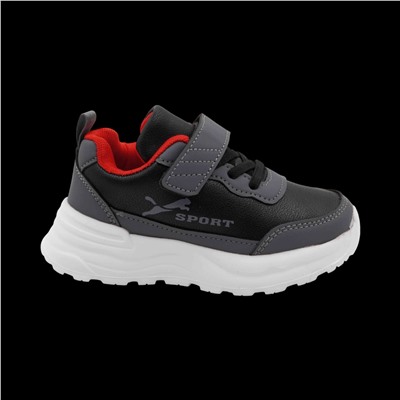 Кроссовки А865-5 черно красные