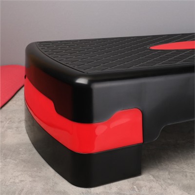 Степ платформа для фитнеса Woohooo StepFit S2 / 68см / красный / уп 5