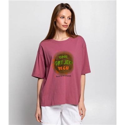 Футболка #БШ2257 (1), брусничный