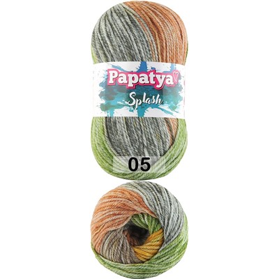 Пряжа Kamgarn SPLASH PAPATYA