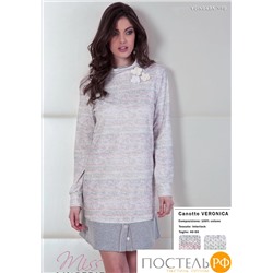 Платье для дома с длинным рукавом Miss Lingerie Miss Lingerie_Veronica Серый 42