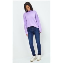 Джинсы утепленные женские P122-0137W d.blue