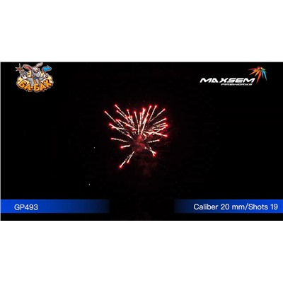 Фейерверк GP493 Пламя / FLAME (0,8" х 19)