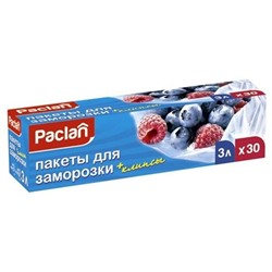 Пакеты для замораживания  3л 25 х 32см 30шт. (ПВД)