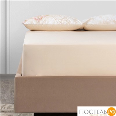 DOME ИЗАМАЛИ Простыня на резинке 160х200х25, 1 пр, хл.