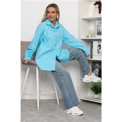 Рубашка Будь в тренде (голубая) Б13788-4М