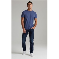 Футболка F911-6000b blue melange