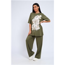 Костюм женский футболка брюки из вискозы 397