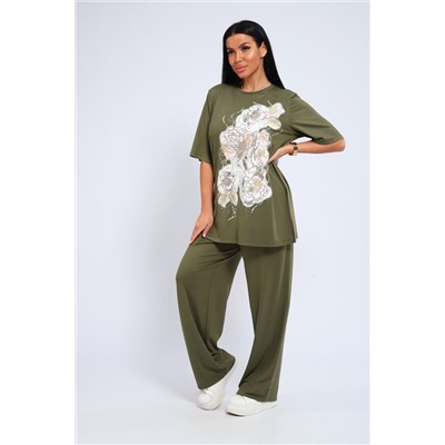 Костюм женский футболка брюки из вискозы 397