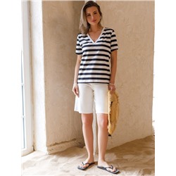 Футболка из премиального хлопка с эластаном