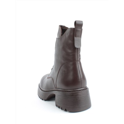 04-M3-1483 BROWN Ботинки зимние женские (натуральная кожа, натуральный мех)