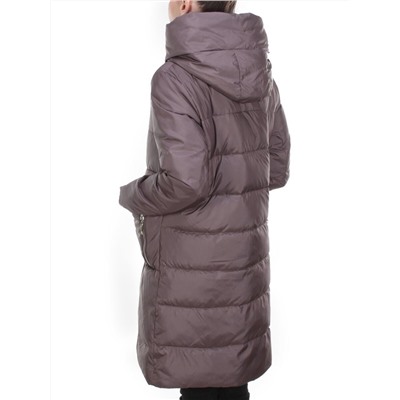 2119 DARK GREY Пальто зимнее женское MELISACITI (200 гр. холлофайбер)