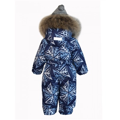 Комбинезон зимний для мальчика Винтер Плюс синий NIKA Kids fashion