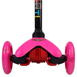 Самокат трехколесный от 2-х лет Yeenot Kids GT4105, до 30кг, вес 1,8кг, свет. колёса PU 110мм ABEC7, розовый, БК/уп10/ АКЦИЯ!