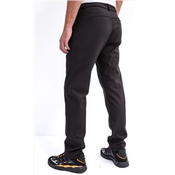 Брюки мужские утепленные зимние на подкладке из флиса F221-08-23000 тёмно-серые