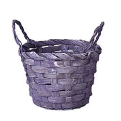 Корзина плетеная 12х9 с ручками / 587-113 /уп 600/ (Белый)
