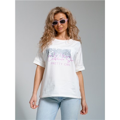 940/1 Футболка  "Молочный"