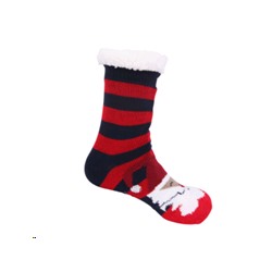 Носки женские р.35-39 Дед мороз / YMW-6 /уп 1/носки с мехом не скользят