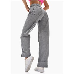 Женские джинсы прямые с подворотом CRACPOT