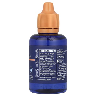Trace, ConcenTrace®, микроэлементы в каплях, 59 мл (2 жидк. унции)