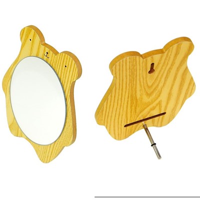 Зеркало настольное Bear wood 24*17*1 см R-278
