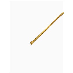 Шнур люрекс на бобине d=1 мм L=90 м, цвет золотой