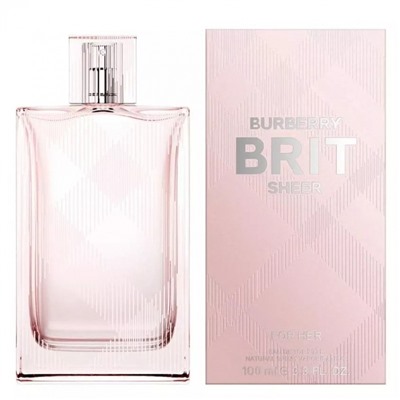 BURBERRY BRIT SHEER edt (w) 100ml