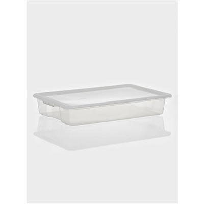 Контейнер для хранения Porter, 18 л, 66×42×12 см, с крышкой, цвет слоновая кость