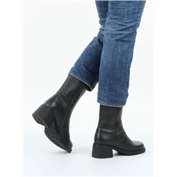 01-M43-8 D.GREEN Ботинки демисезонные женские (натуральная кожа, байка)