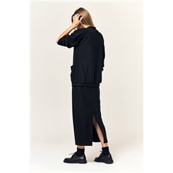 LeNata 21351 черный, Кардиган,  Юбка