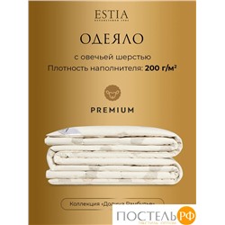 ESTIA ДОЛИНА РАМБУЛЬЕ Одеяло 175х200,1пр,см.хлопок/овечья шерсть/полиэ