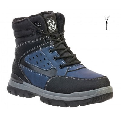 Ботинки зима Зебра 18783-5 син ( 1,5)