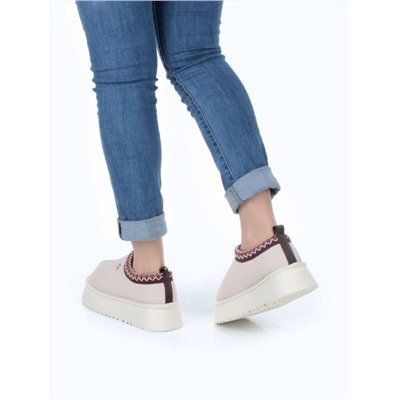 04-X85 BEIGE Угги зимние женские (натуральная замша, натуральная шерсть)