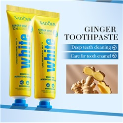 Набор зубных паст ассорти 5 вкусов Sadoer WHITЕ, 5 шт. * 30 гр.